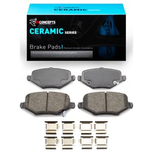 Chrysler Town & Country Ceramic Brake Pads - Rear - R1 Concepts - Premium Ceramic - `12-`16